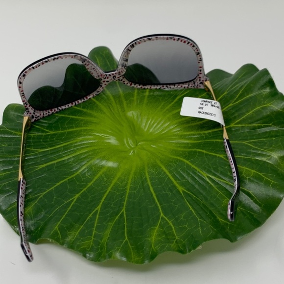 Kate Spade Mackenzee Black Pattern Red Sunglasses - Picture 4 of 10